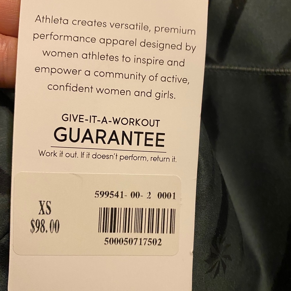 NWT Athleta Salutation Zebra Legging XS - Picture 6 of 11